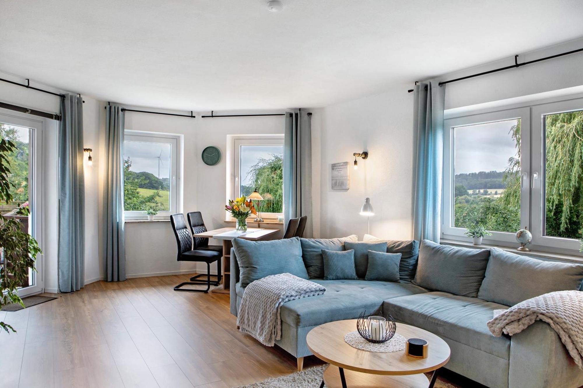 Ferienwohnung Gluecksmomente Habichtswald Bagian luar foto