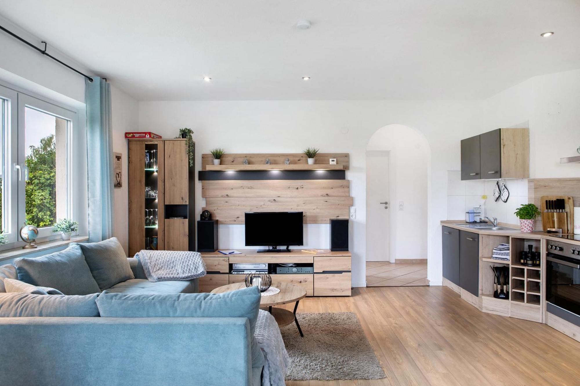Ferienwohnung Gluecksmomente Habichtswald Bagian luar foto